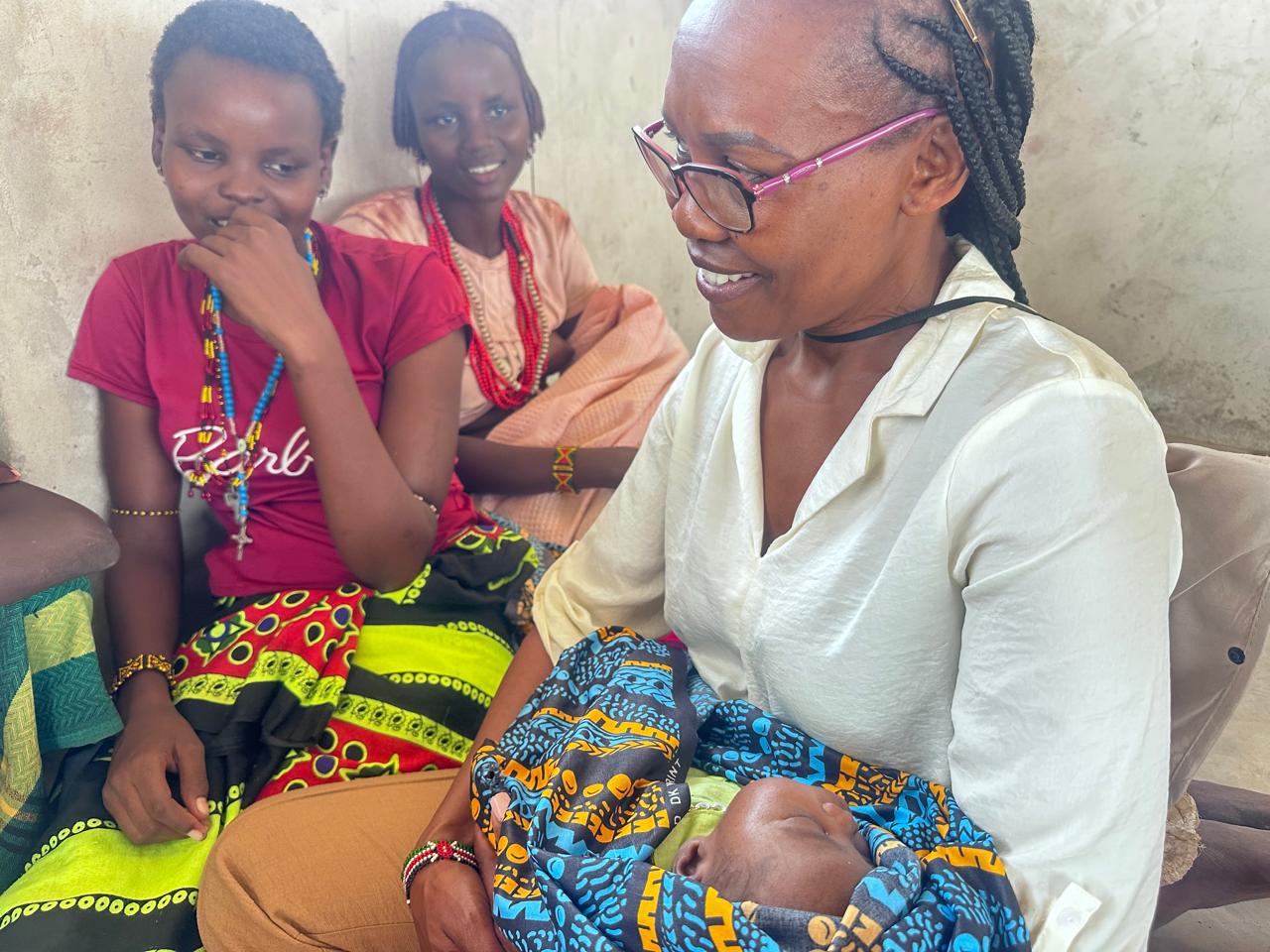 Girls learning about their rights through Hope A Life programs