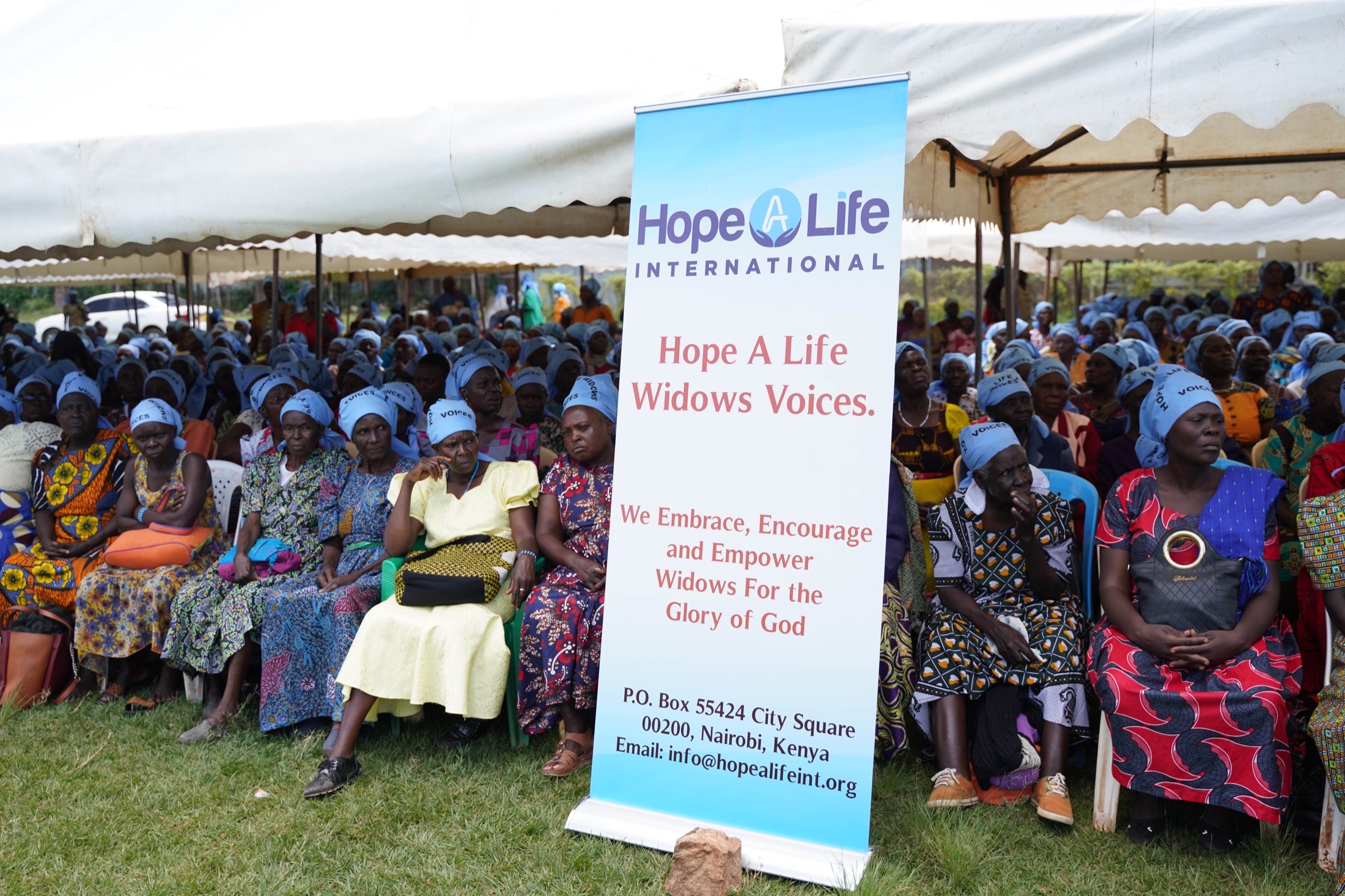 Hope A Life International outreach team including Beatrice Saida Musindai, Founder & President